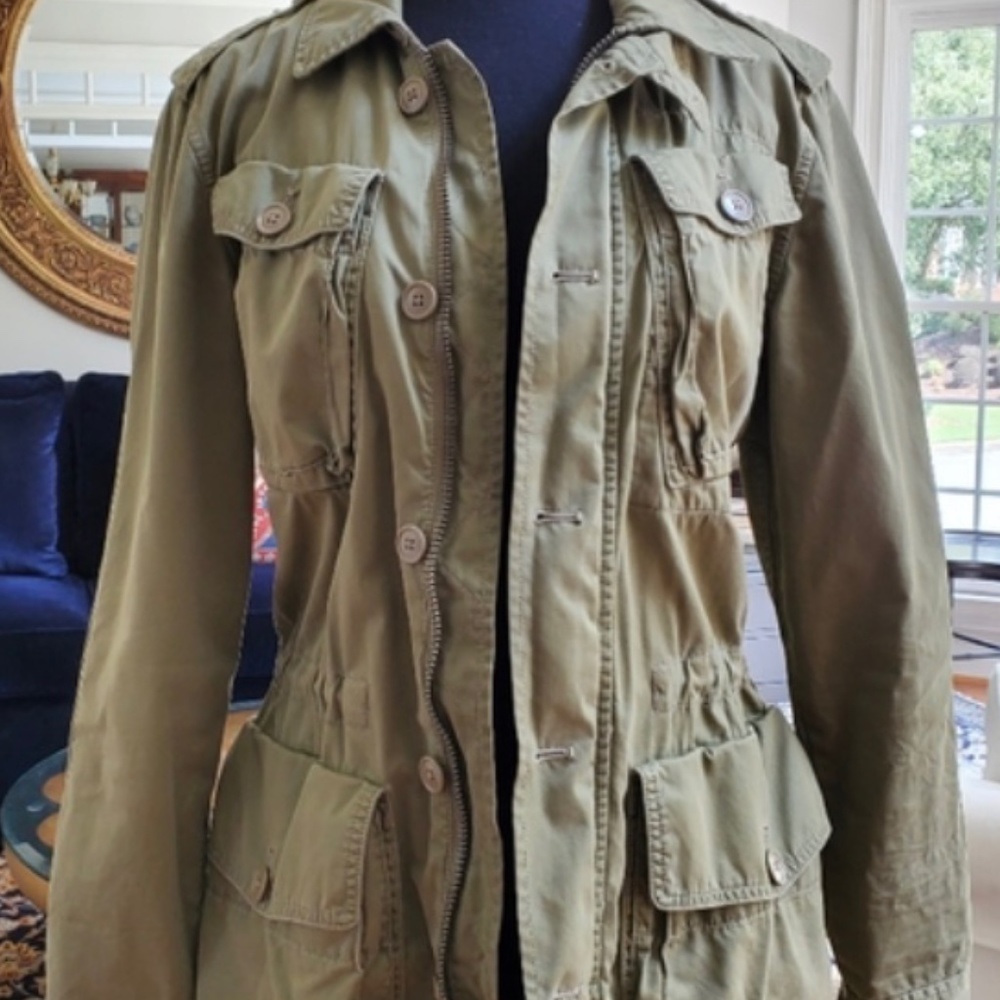 JCrew Green Military Jacket